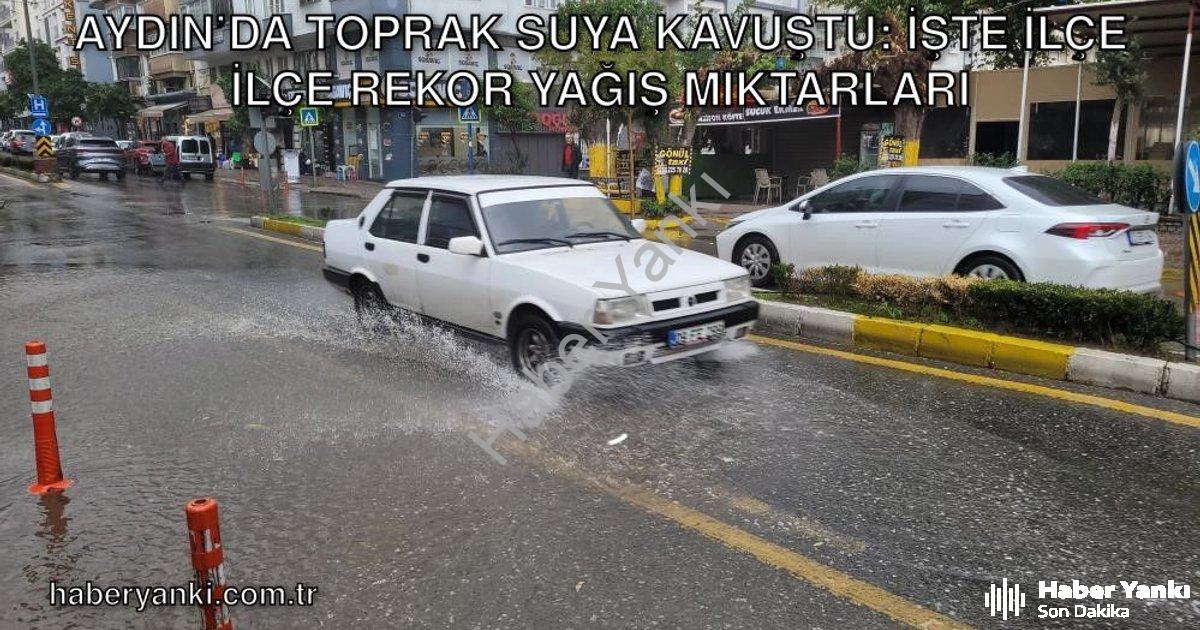 "Aydın’da Toprak Suya Kavuştu: İşte İlçe İlçe Rekor Yağış Miktarları" başlıklı haber için fotorealis