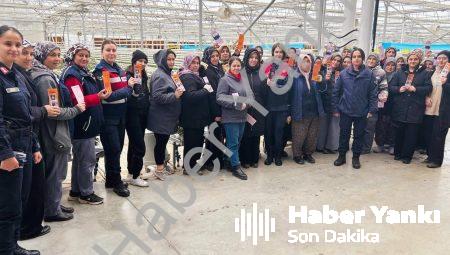 Kütahya Simav’da Jandarma Ekipleri Sera Çalışanı Kadınlara KADES’i Tanıttı