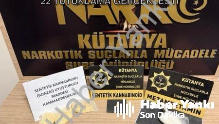 Kütahya’da Suçlulara Geçit Yok: 2 Haftada 22 Tutuklama Gerçekleşti