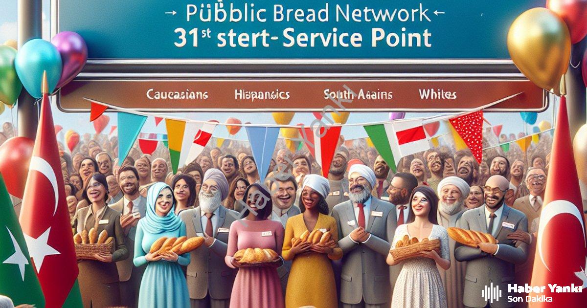 "Merkezefendi Halk Ekmek Ağı Genişliyor: 31. Hizmet Noktası Açıldı" başlıklı haber için fotorealisti