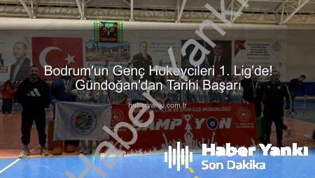 Bodrum’un Genç Hokeycileri 1. Lig’de! Gündoğan’dan Tarihi Başarı