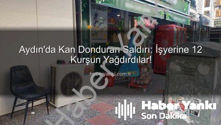 Aydın’da Kan Donduran Saldırı: İşyerine 12 Kurşun Yağdırdılar!
