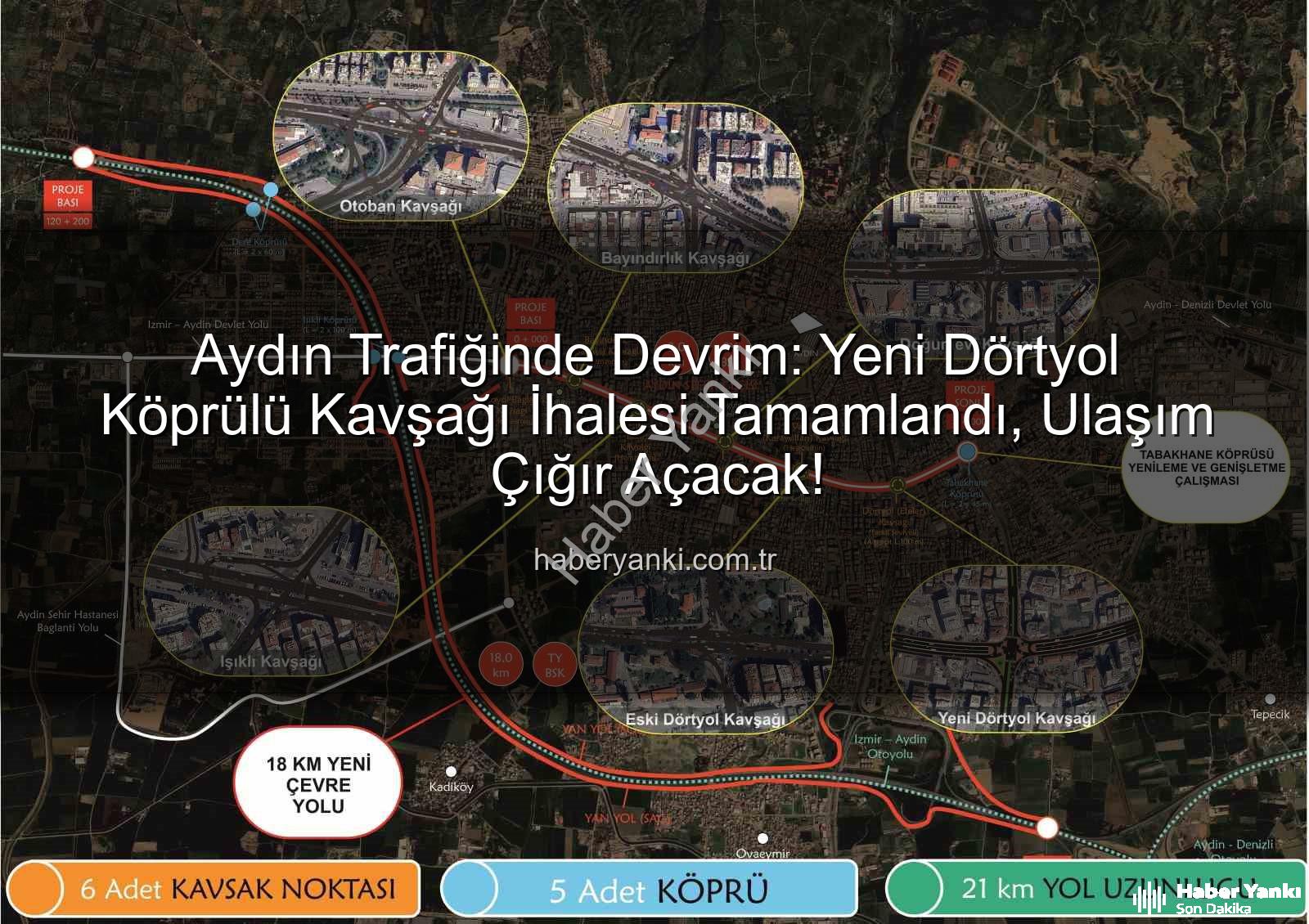 Aydın trafik - Aydın Trafiğinde Devrim: Yeni Dörtyol Köprülü Kavşağı İhalesi Tamamlandı, Ulaşım Çığır Açacak!
