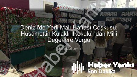 Hüsamettin Kulaklı İlkokulu’nda Yerli Malı Haftası: Milli Değerler ve Teknolojik Yenilikler Coşkuyla Buluştu